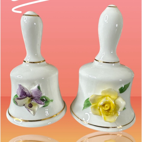 Bone China bells Fenton two - Picture 1 of 5